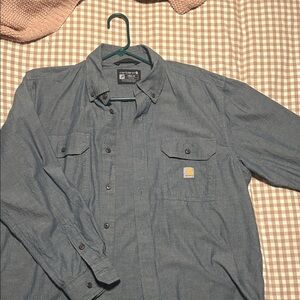 Carhartt Denim Blue Work Shirt